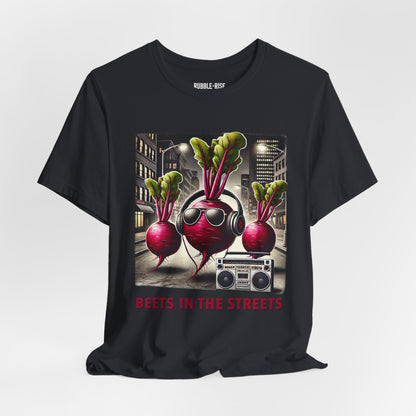 Beets in the Streets DJ t-shirt in vintage black