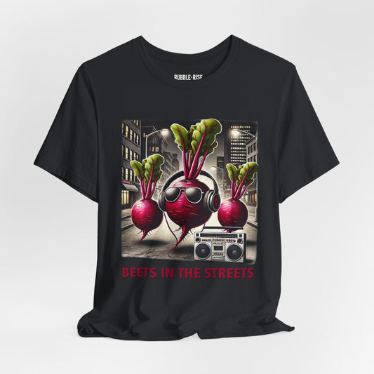 Beets in the Streets DJ t-shirt in vintage black
