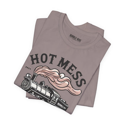 Hot Mess Express Graphic Tee - Unisex Short Sleeve Shirt for Fun-Loving Souls