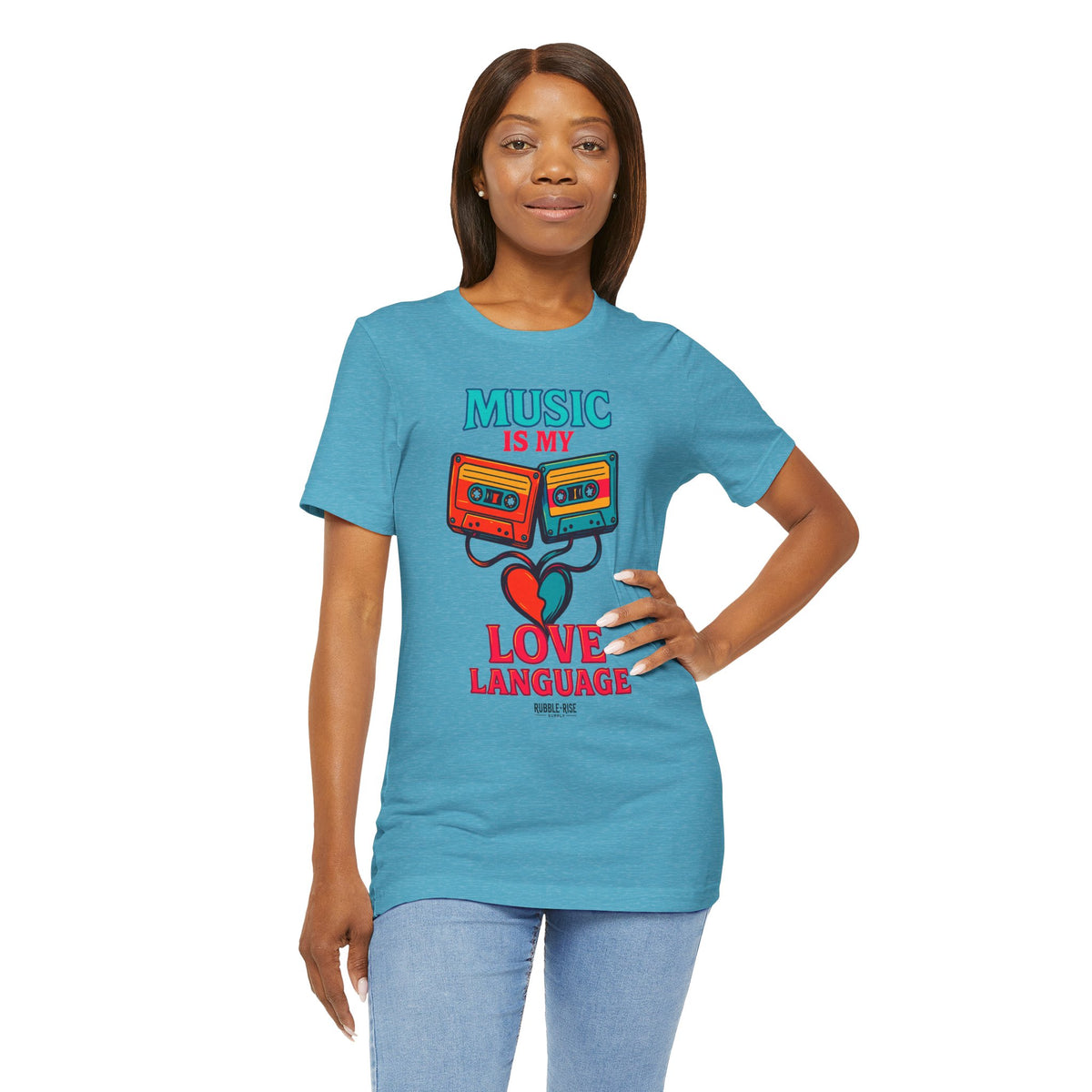 Music Is My Love Language Retro Music t-shirt